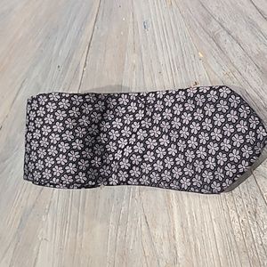 Ted Baker 100% silk floral pattern tie black,  grey, pink